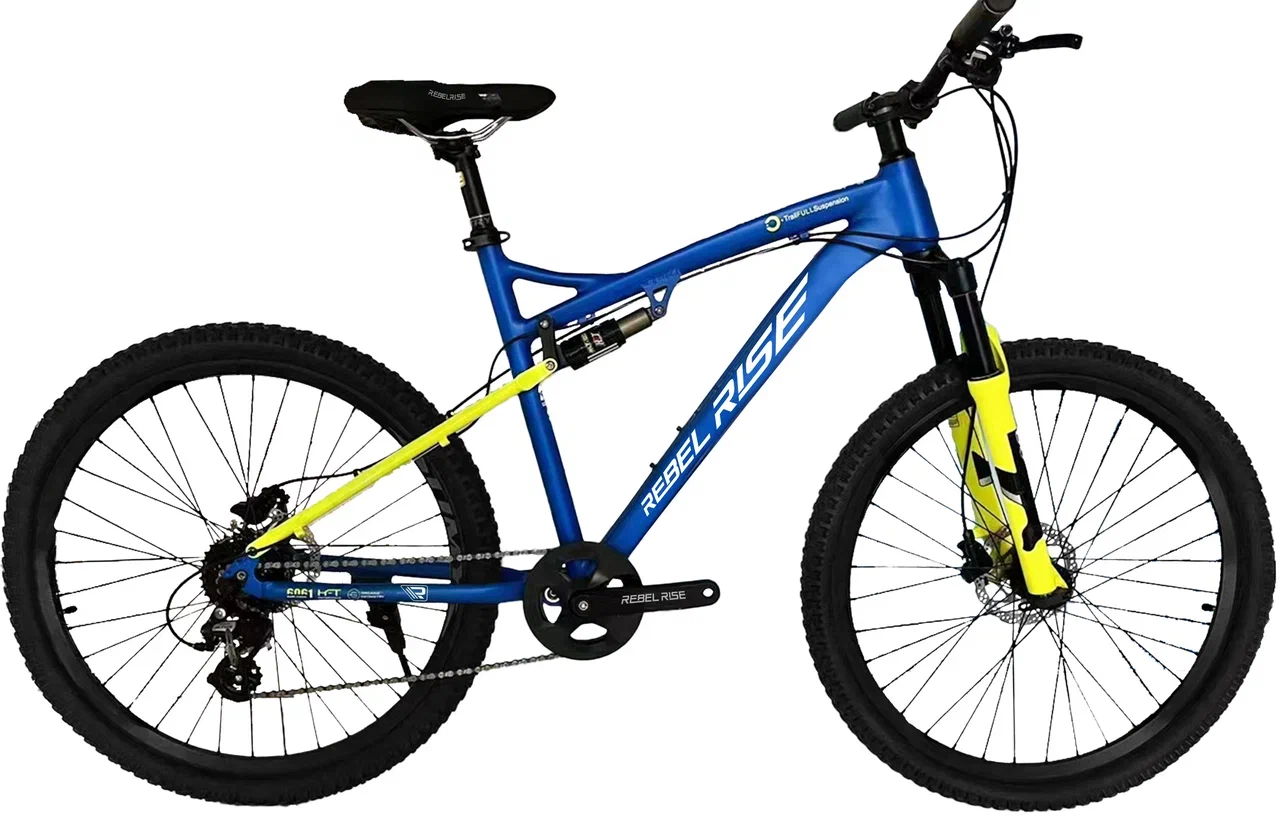 27.5" Велосипед REBEL RISE 809 сине-жёлтый