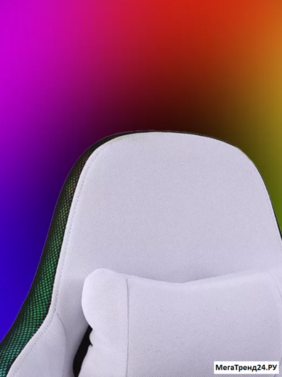 Купить Геймерское кресло RGB-F зелёный-чёрный с подсветкой в Саранске за 20400 руб