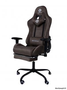 Купить Игровое компьютерное кресло MegaTrend с подножкой 305F GT Racer коричневый в Саранске за 14600 руб