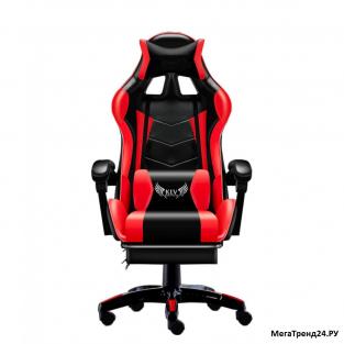 Купить Кресло игровое MegaTrend с массажем и с подставкой  202F красный за 13000 руб. 