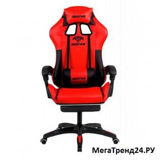Купить Кресло игровое MegaTrend с массажем и с подставкой  206F красный за 13000 руб.