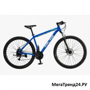 26" Велосипед REBEL RISE 004, 17 рама алюминий, 21ск., вилка амортиз., сталь, синий