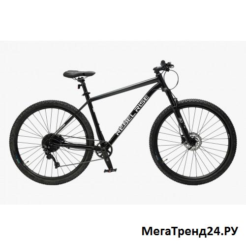 29" Велосипед REBEL RISE 253, 19,5" рама алюминий, 10ск., вилка амортиз., алюминий, чёрный