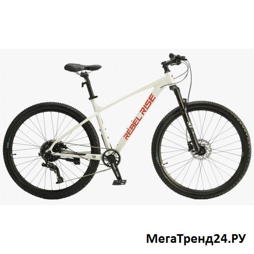 29" Велосипед REBEL RISE 808,18,5 рама алюминий, 10ск, вилка амортиз., алюминий, белый
